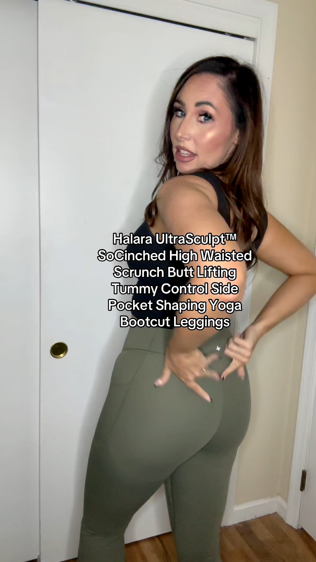 Halara UltraSculpt™ SoCinched High Waisted Scrunch Butt Lifting Tummy Control Side Pocket Shaping Yoga Bootcut Leggings

#LTKActive #LTKOver40 #LTKMidsize