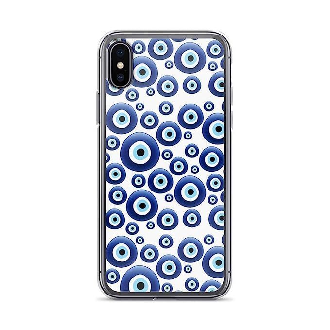 iPhone XR Pure Clear Case Cases Cover Mediterranean Evil Eye Protection | Amazon (US)