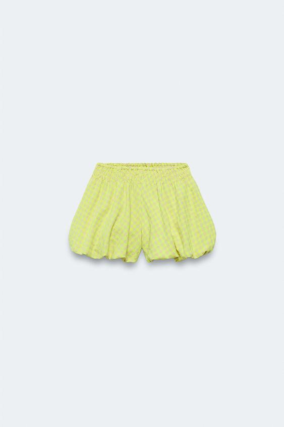 2-14 YEARS/ GINGHAM BLOOMER SHORTS LIMITED EDITION | Zara US