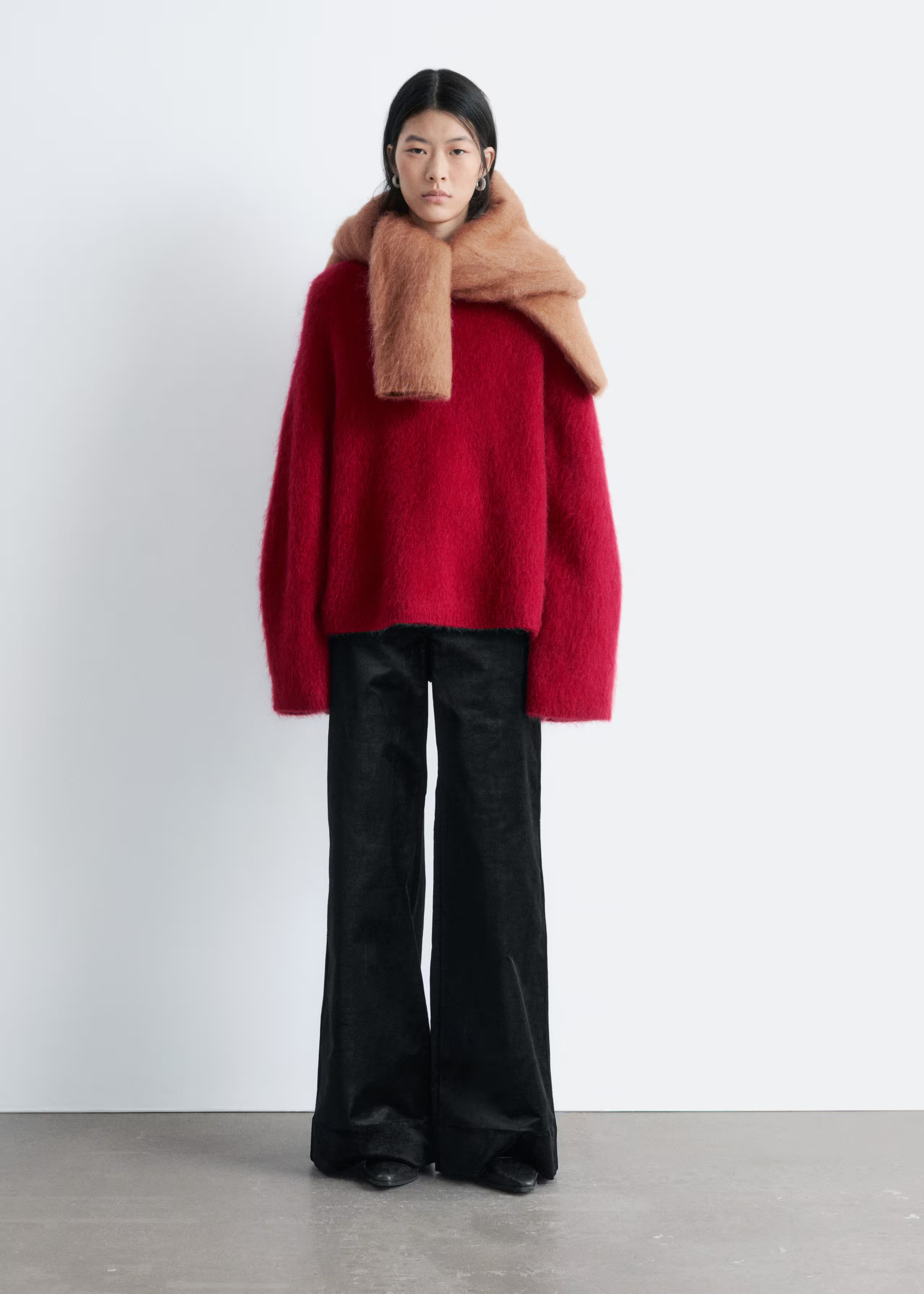 Brushed Mohair-Blend Sweater | & Other Stories UK