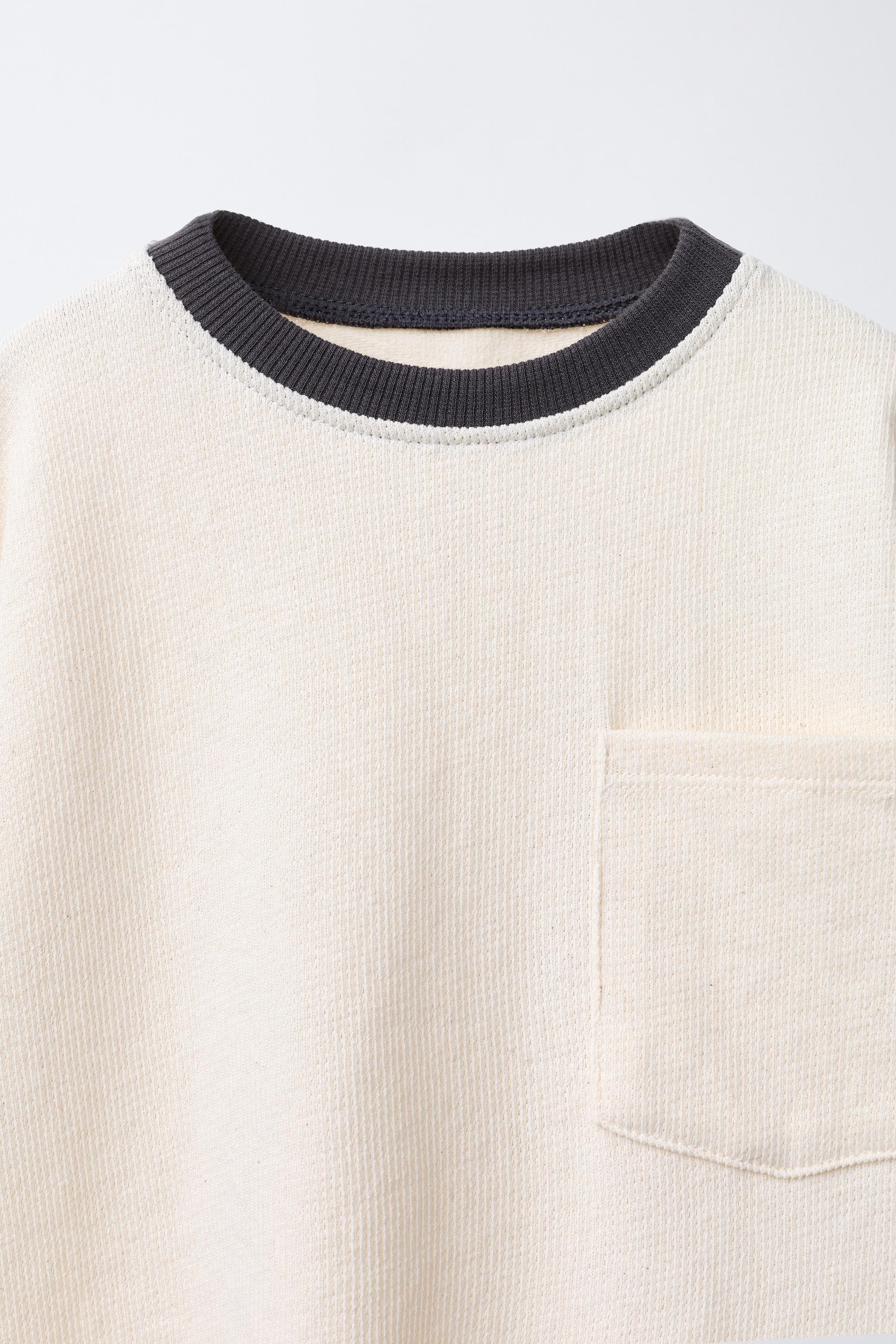 RIBBED POCKET T-SHIRT | Zara US