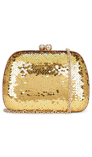 Lolita Sequin Clutch in Gold | Revolve Clothing (Global)