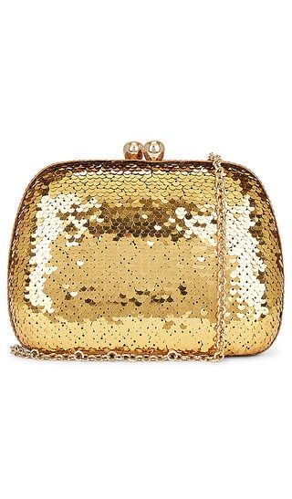 Lolita Sequin Clutch in Gold | Revolve Clothing (Global)