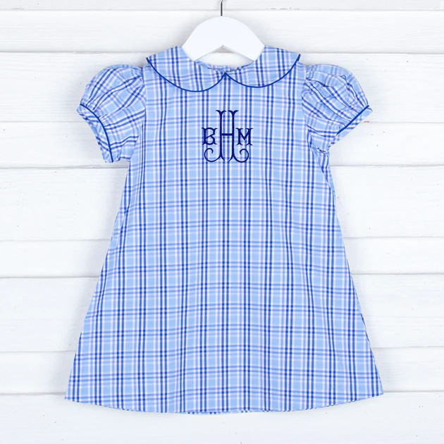 Blue Plaid Sally Dress | Classic Whimsy