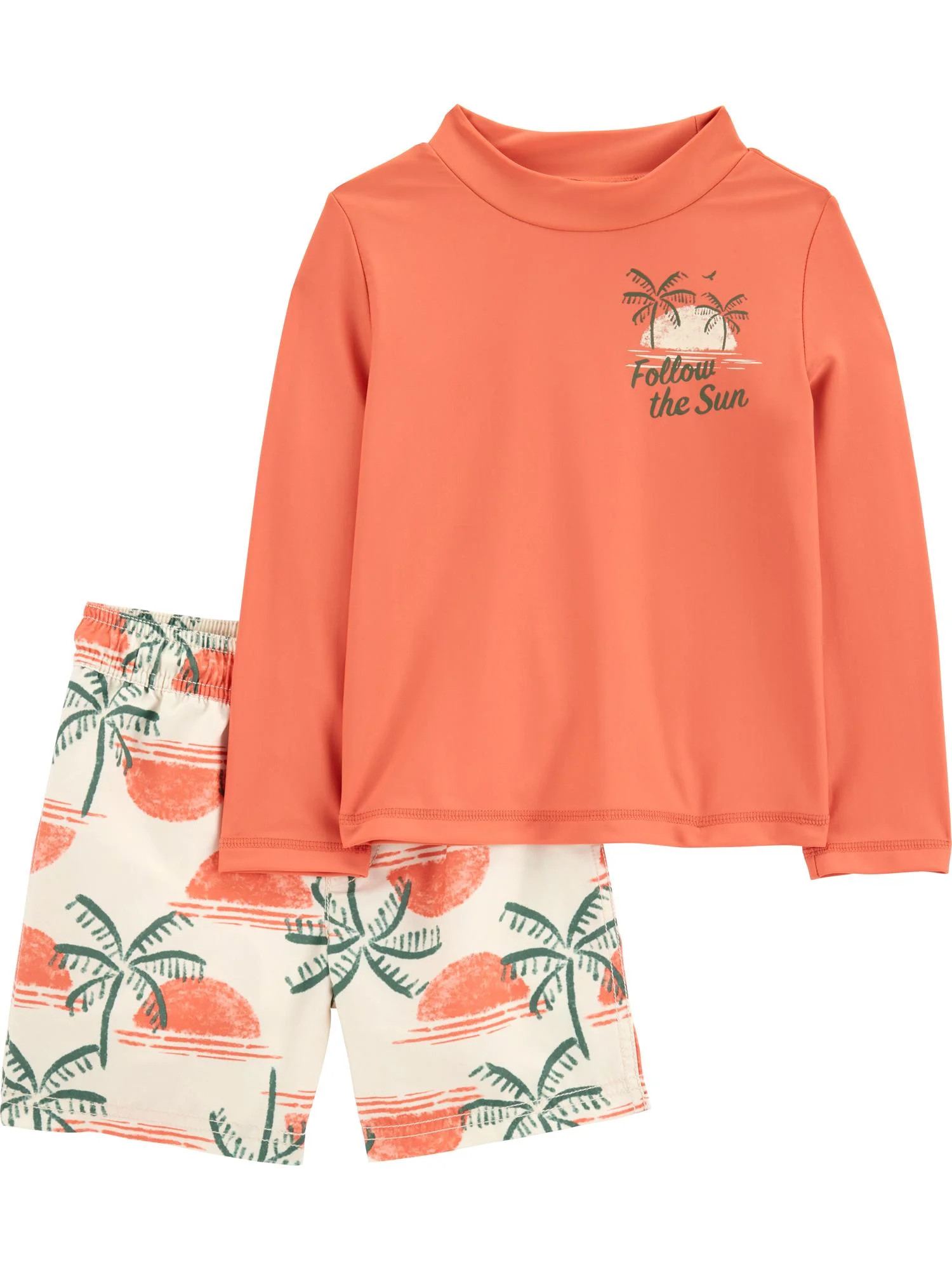 Carter’s Child of Mine Toddler Boy 2-Piece Rash Guard Set, Sizes 0/3M-5T | Walmart (US)