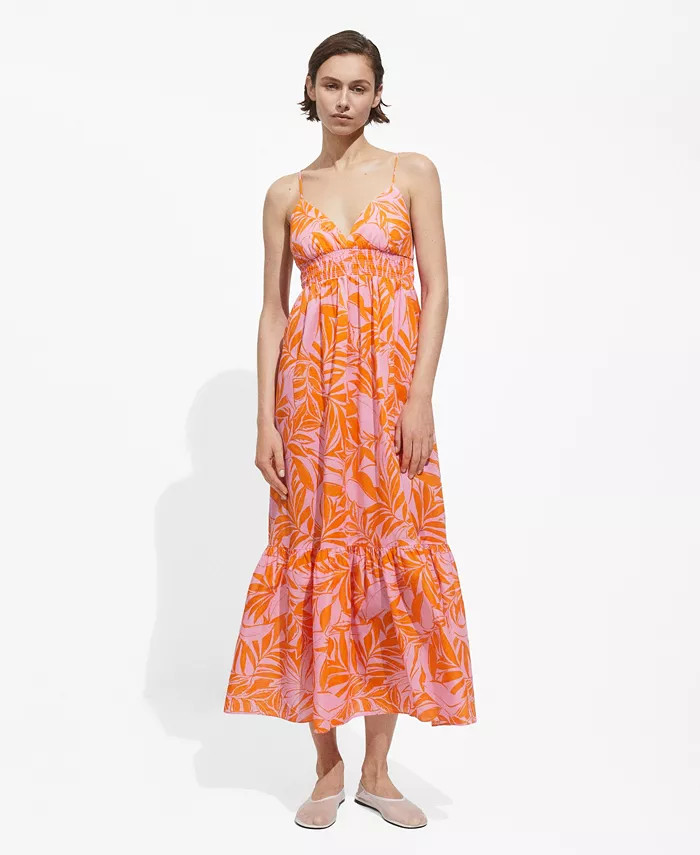 Women's Printed Long Dress | Macy's