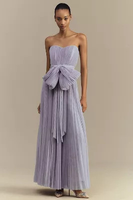 Hutch Cataline Sweetheart Strapless Maxi Dress | Anthropologie (US)