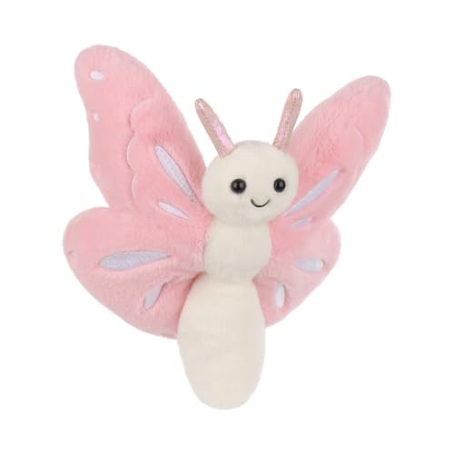 Apricot Lamb Pink Butterfly Plush Stuffed Animals for Kids, Soft Cute Plush Toys for Baby Girl and Boy, Fluffy Pink Butterfly Pink | Amazon (US)