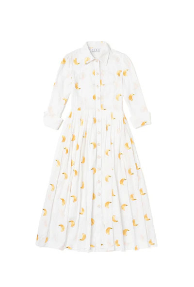 Long Sleeve Placket Front Shirtdress - Bananas NMF | Shop BURU