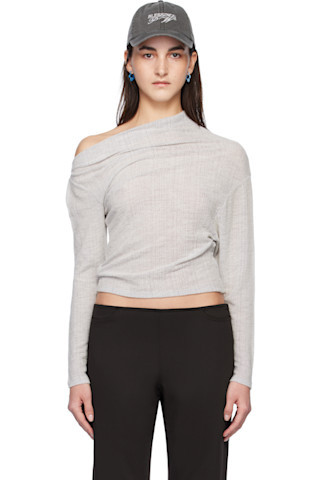 Gray Gabi Top | SSENSE