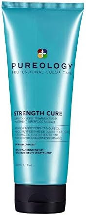 Amazon.com: Pureology Strength Cure Superfood Treatment | For Damaged, Color-Treated Hair | Stren... | Amazon (US)