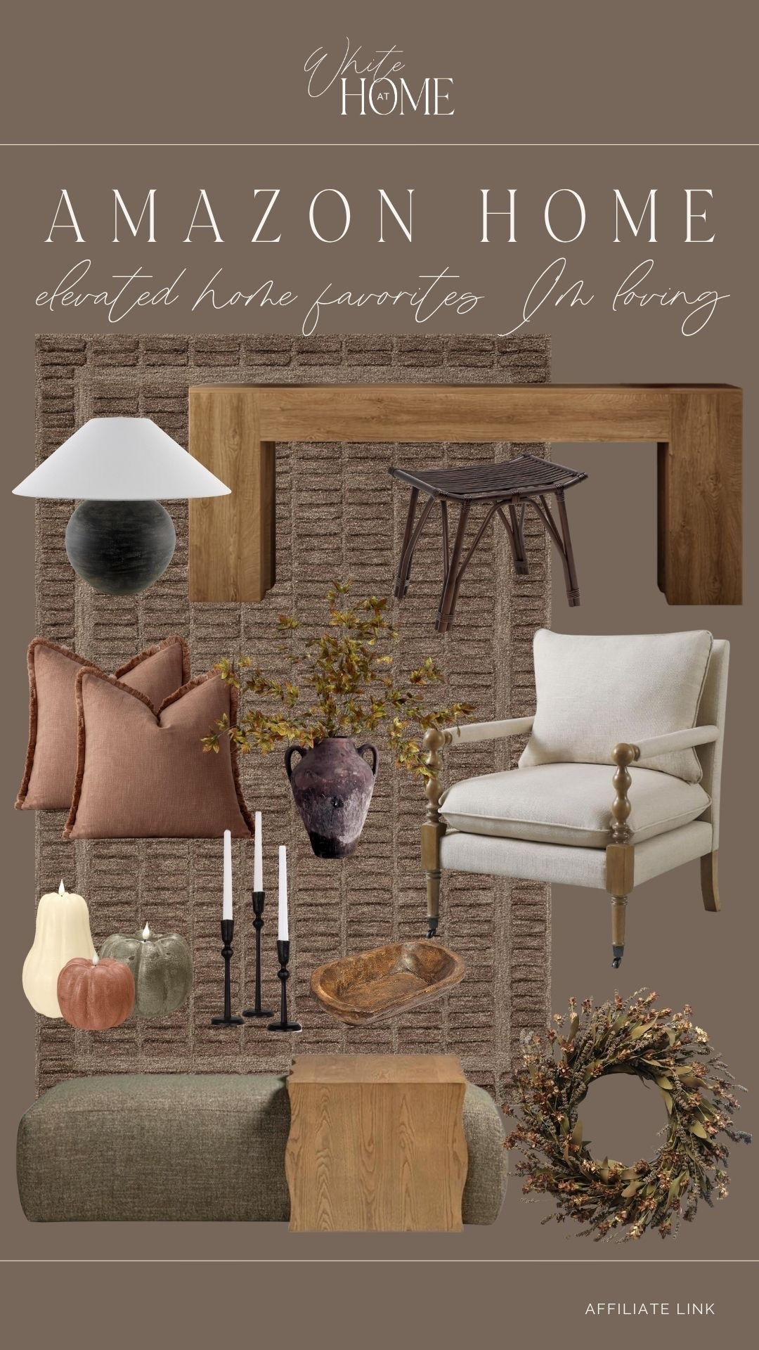 Elevated, warm, cozy, and fall ready! I’m loving all of these Amazon pieces paired together for transitional look as we head into fall. A few designer styles, designer inspired finds, and affordable finds for a warm balance.

#LTKHome