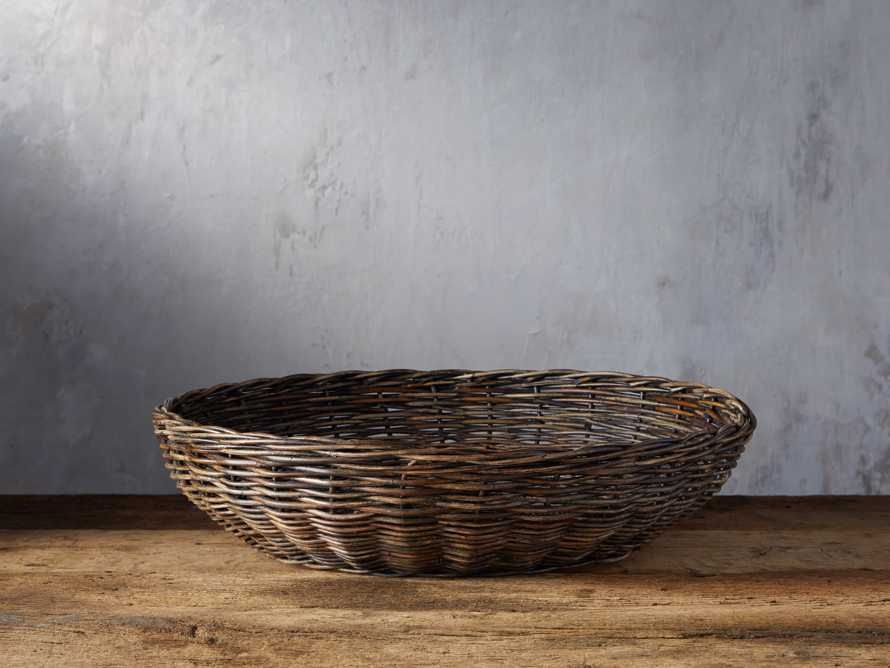 Vintage Shallow Basket | Arhaus | Arhaus