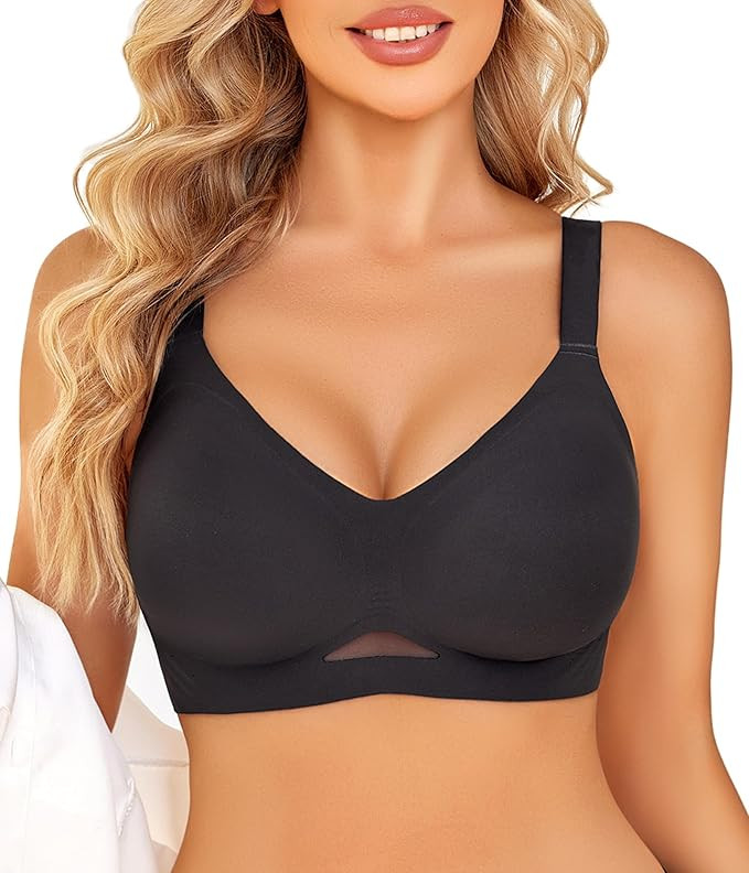 Avidlove Wireless Bras for Women Bras No Underwire Seamless Push Up Bralette Full Coverage Comfor... | Amazon (US)