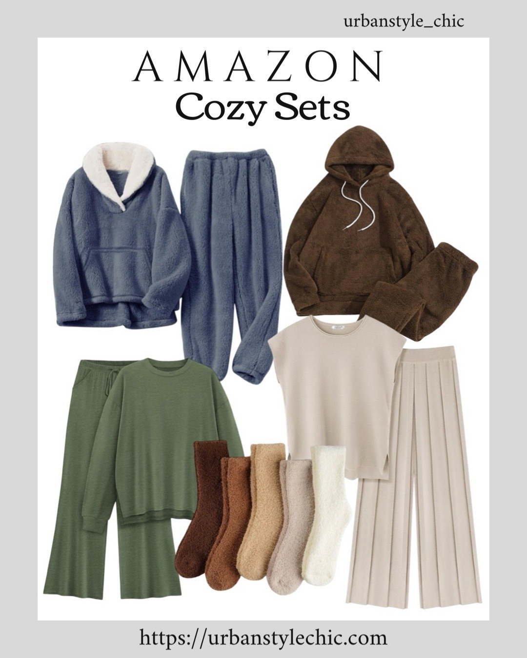 Cozy Set
Snuggle season, sorted 🤍
Amazon cozy sets that feel like a warm hug—soft, comfy, and perfect for lounging all day ✨🧸 #CozyFinds #AmazonMustHaves #StayComfy

#LTKGiftGuide #LTKFindsUnder50 

#LTKootd
