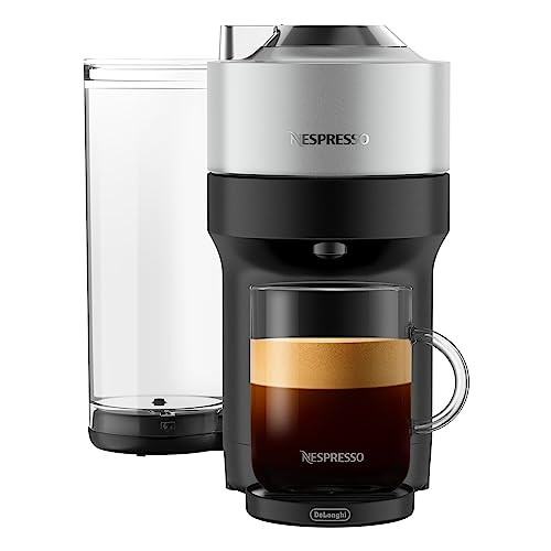 Nespresso Vertuo Pop+ Deluxe Coffee and Espresso Machine by De'Longhi, Silver | Amazon (US)