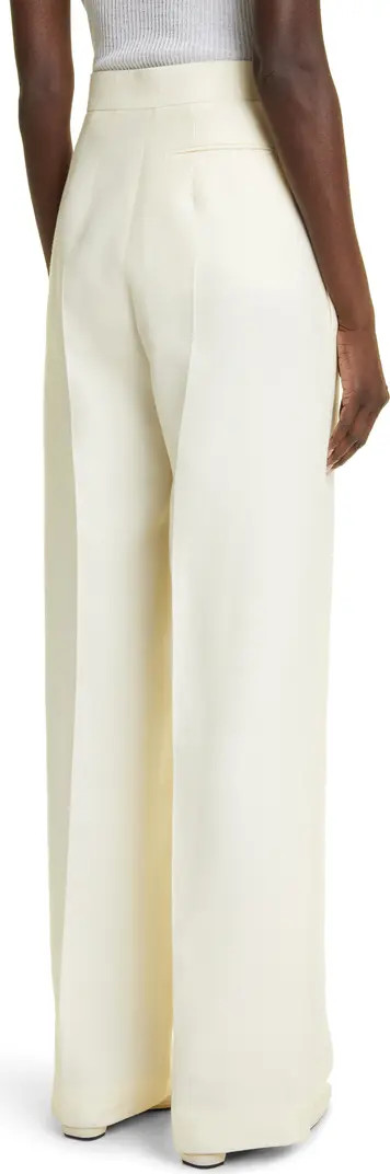The Row Gordon Straight Leg Wool & Silk Trousers | Nordstrom | Nordstrom