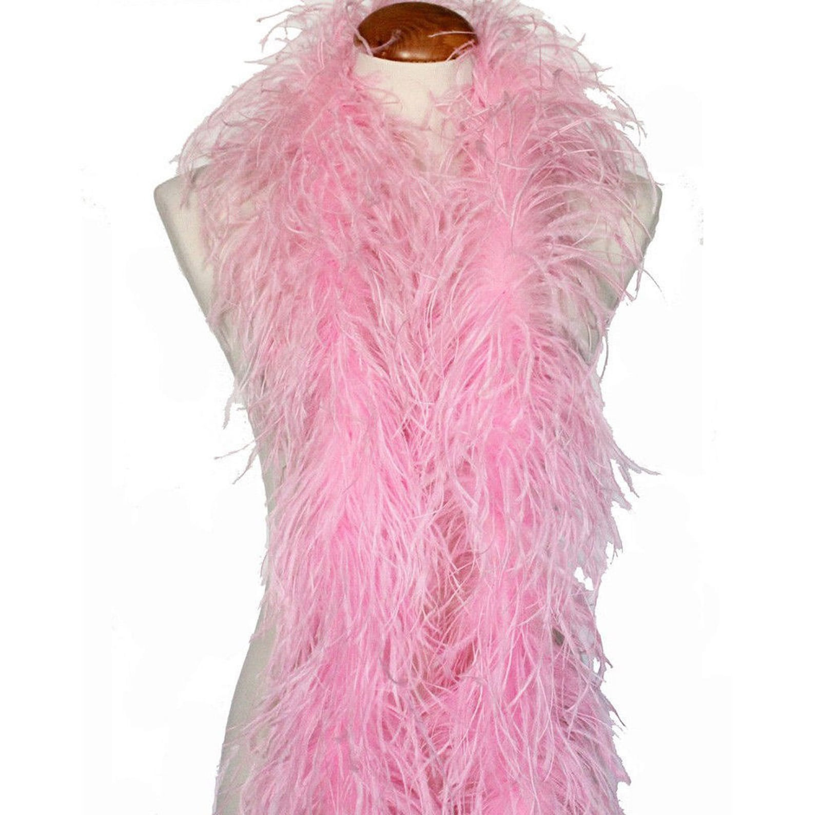 2 PLY Light PINK OSTRICH Feather Boa 72 Inches for Halloween Costume Bridal Bachelorette Decor | Etsy (Global)