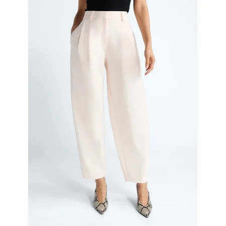 Devil Wears Prada Scoop Collection Women’s and Women s Plus High Rise Pleated Trousers 30 Inseam Sizes 0-26W | Walmart (US)