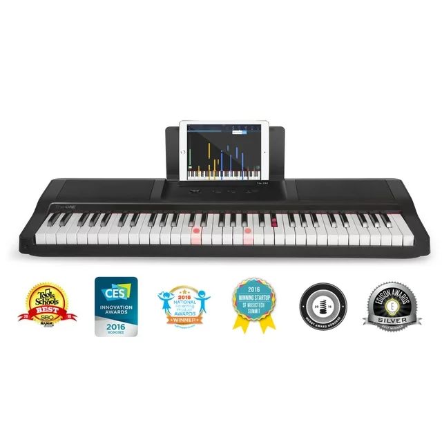 The ONE Smart Piano 61-Key Piano Keyboard, Black | Walmart (US)