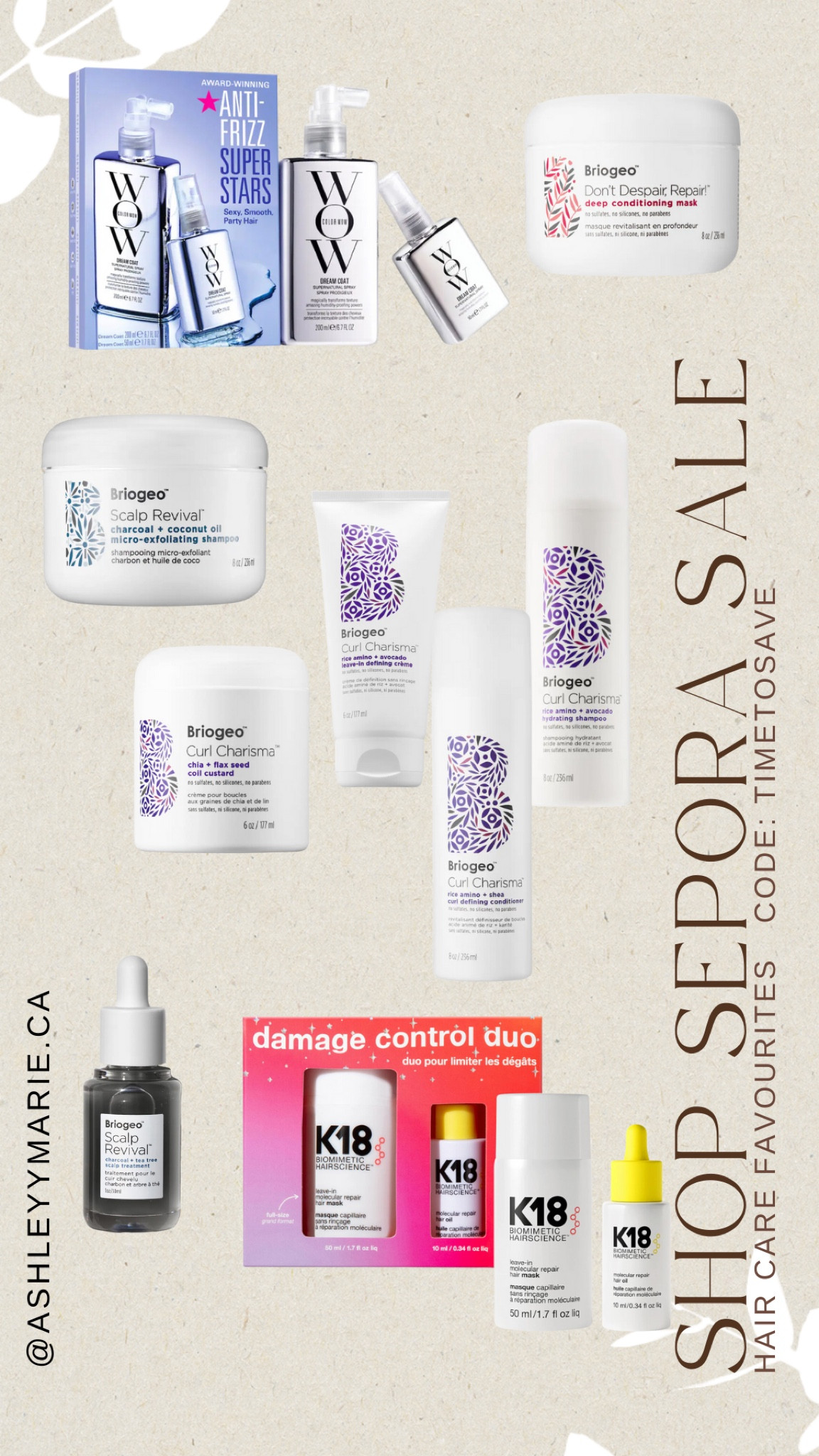 Sephora Sale Haircare Must haves: Curly/Natural Hair Recommendations. Use Code: TIMETOSAVE

#LTKHolidaySale #LTKsalealert #LTKGiftGuide