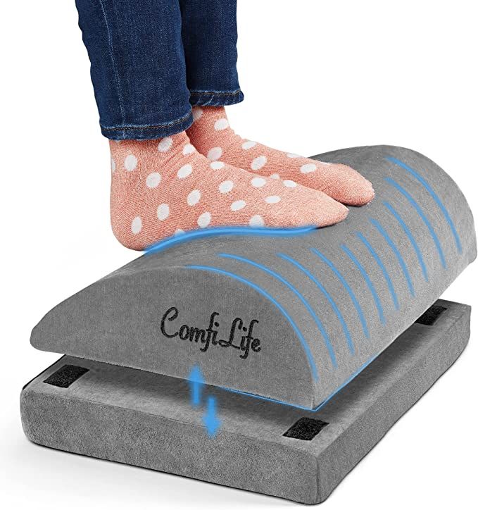 Amazon.com: ComfiLife Foot Rest for Under Desk at Work – Adjustable Desk Foot Rest for Office C... | Amazon (US)
