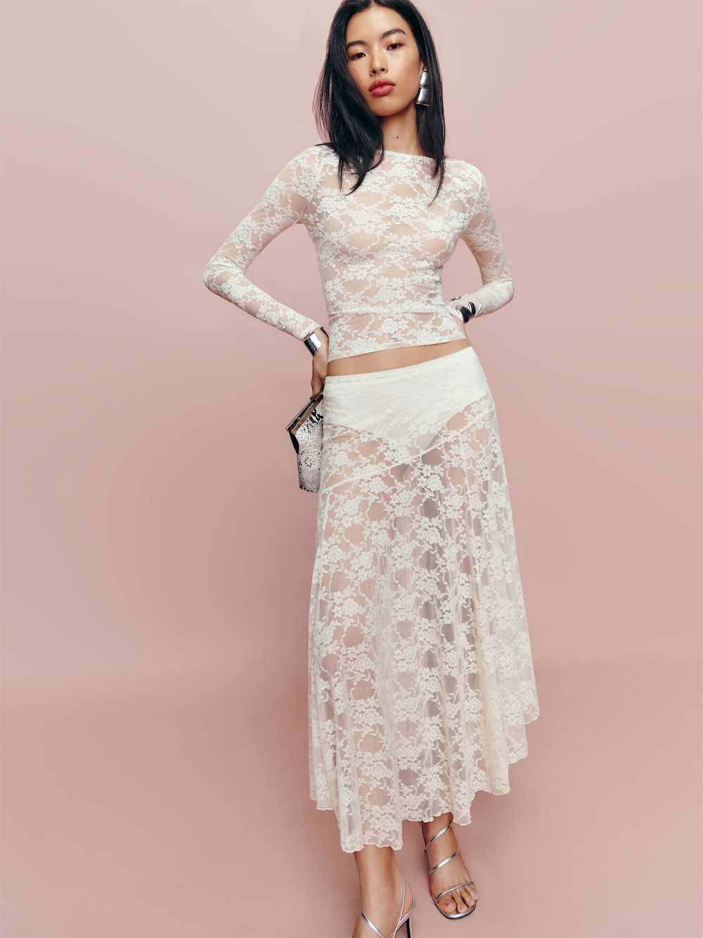 Mirabelle Knit Skirt | Reformation (Global)