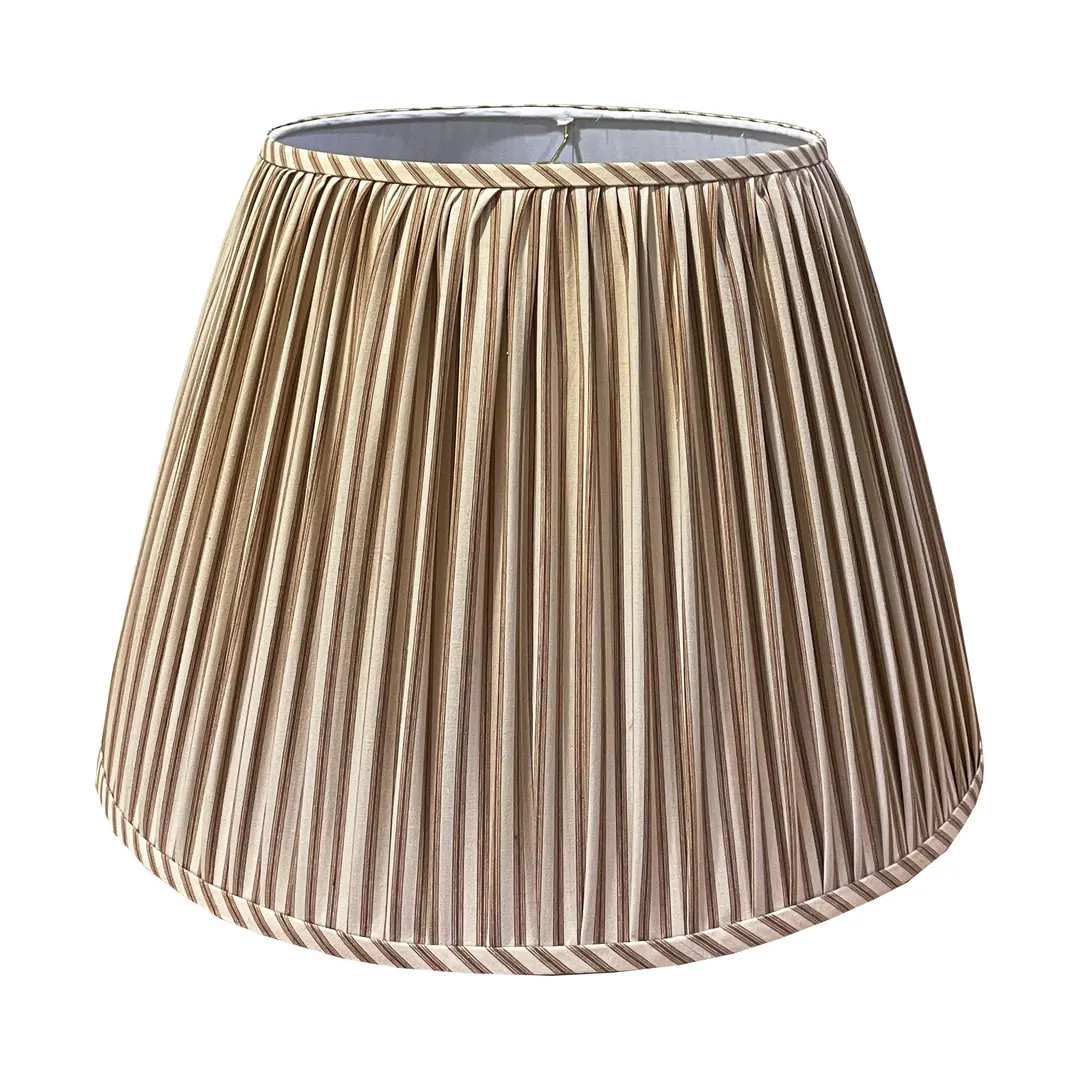 Gathered Ticking Stripe Lamp Shade Available in Multiple Colors & Sizes - Etsy | Etsy (US)