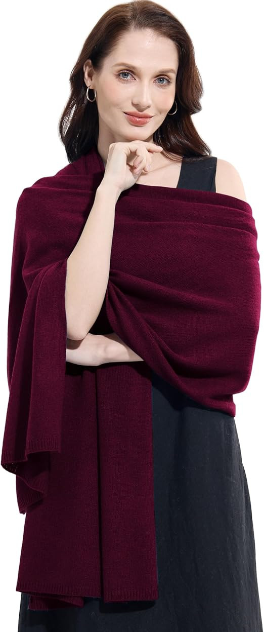 Soft Cashmere Blend Wrap Chic Scarf Stole for Women Wayfarer Travel Extra Large 87"x28" | Amazon (US)