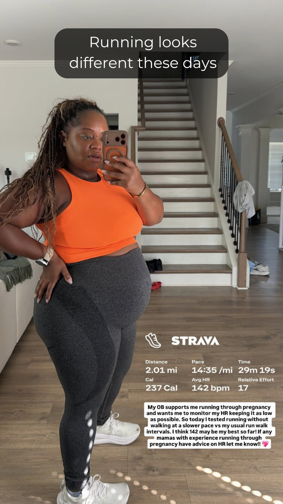 Adjusting my run-walk intervals, watching my HR, and figuring out what works for me right now. Comfort is everything, so I’m linking today’s run fit! 

 #LTKfitnessgoals #LTKActive #LTKMidsize