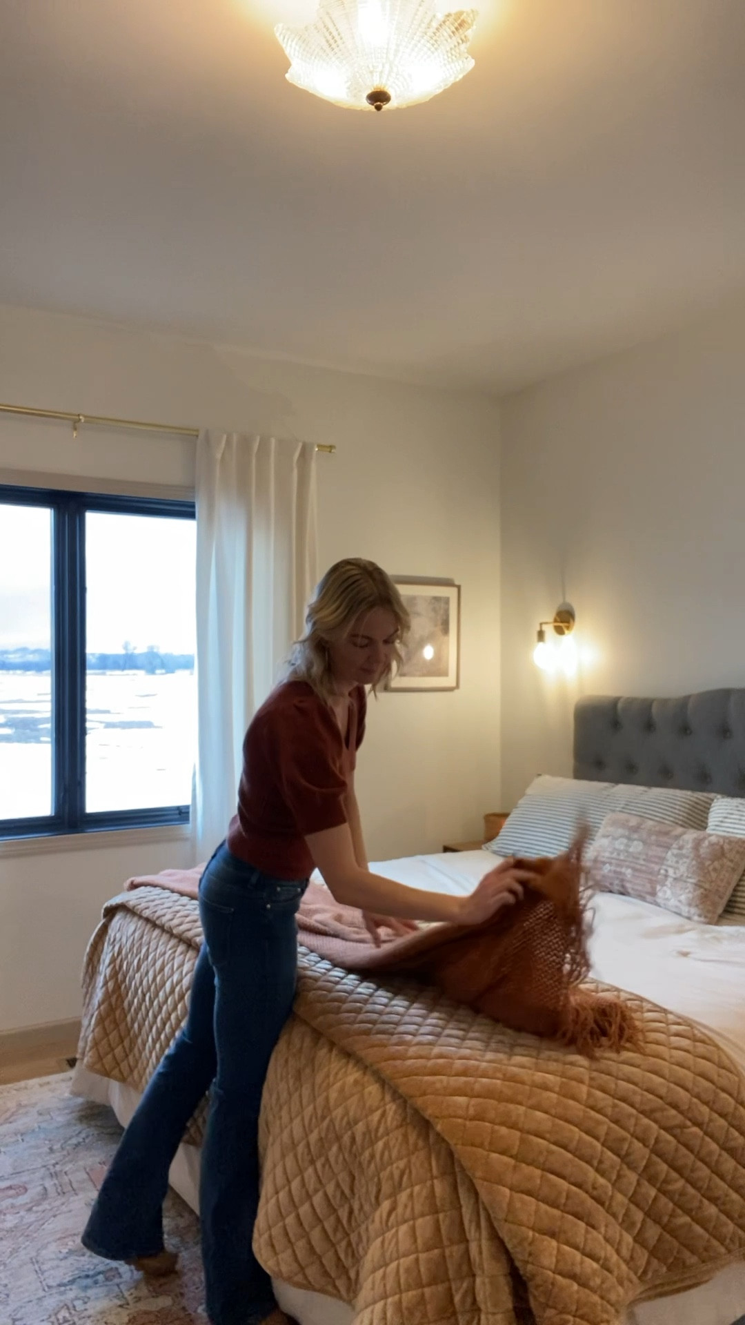 The perfect messy throw for your primary bedroom bed!  Affordable bedding and the comfiest pillows  

#LTKhome #LTKunder100