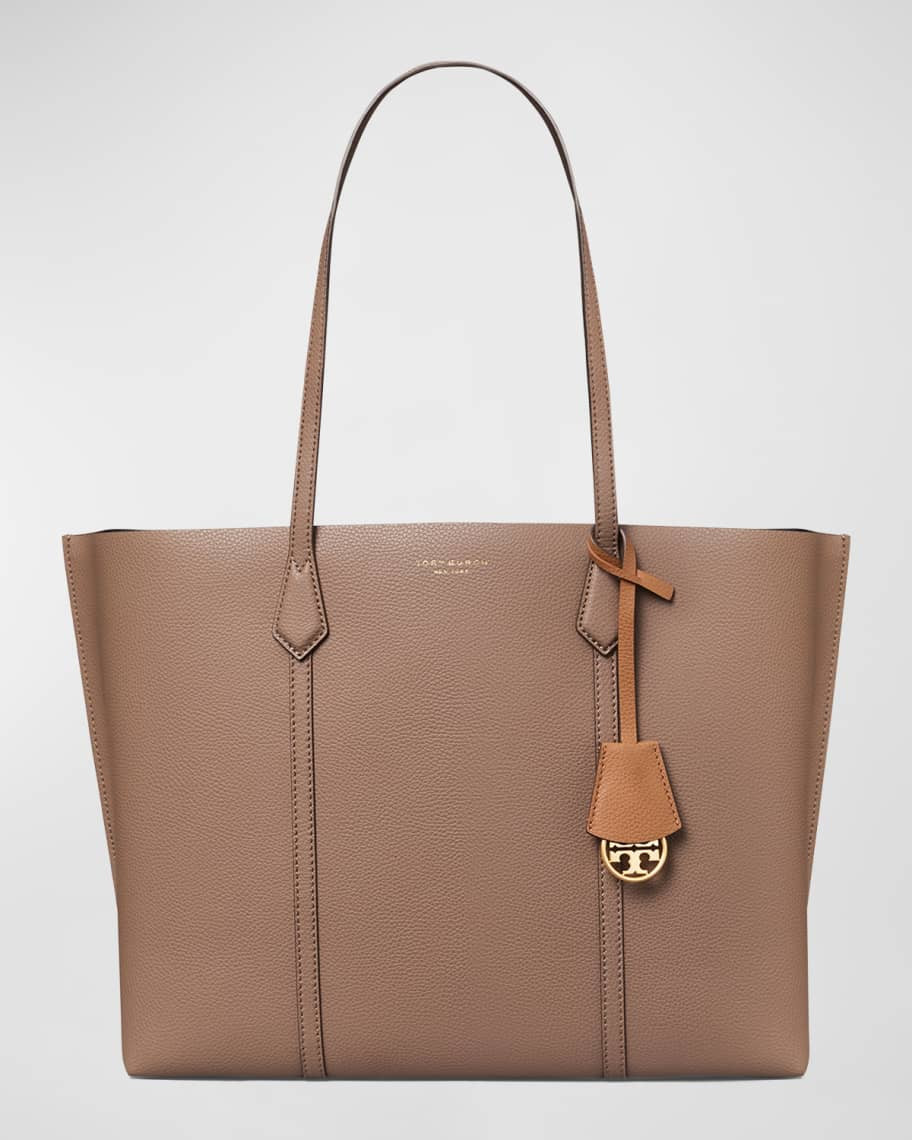 Tory Burch Perry Leather Shopper Tote Bag | Neiman Marcus