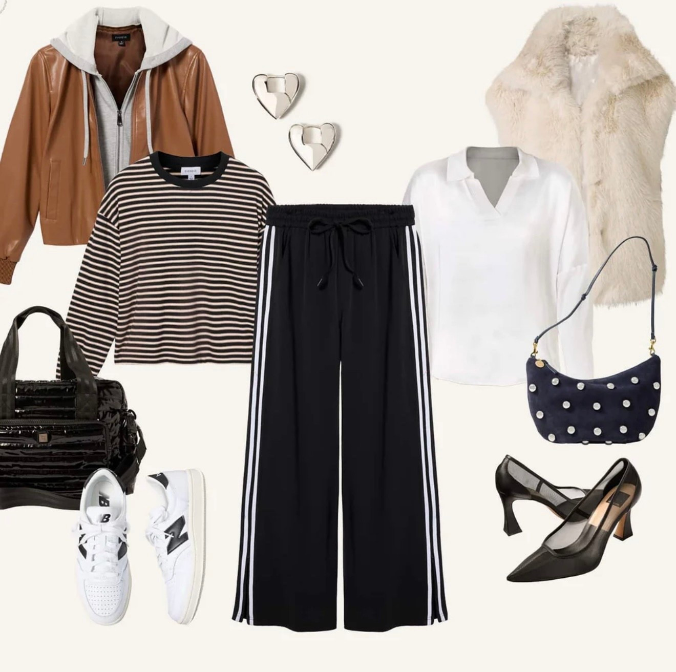 How to style a track pant. 

#LTKFindsUnder100 #LTKmomlife