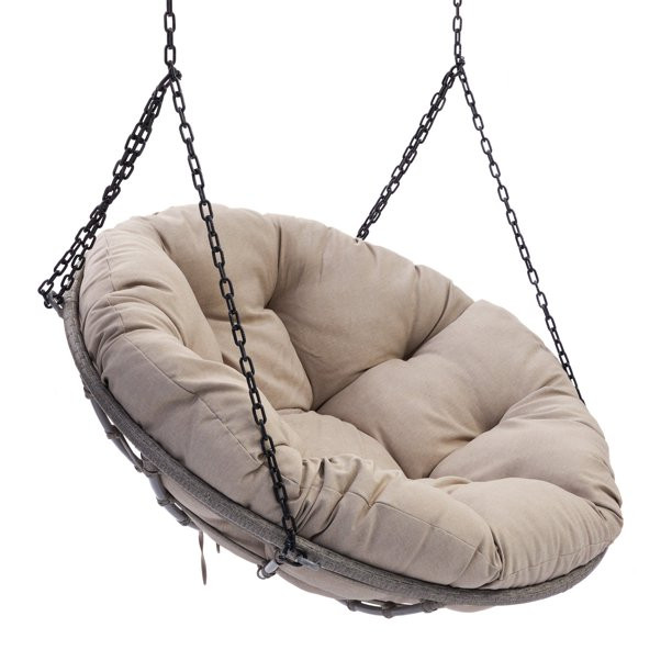 Belham Living Leland Hanging Saucer Swing Chair | Walmart (US)