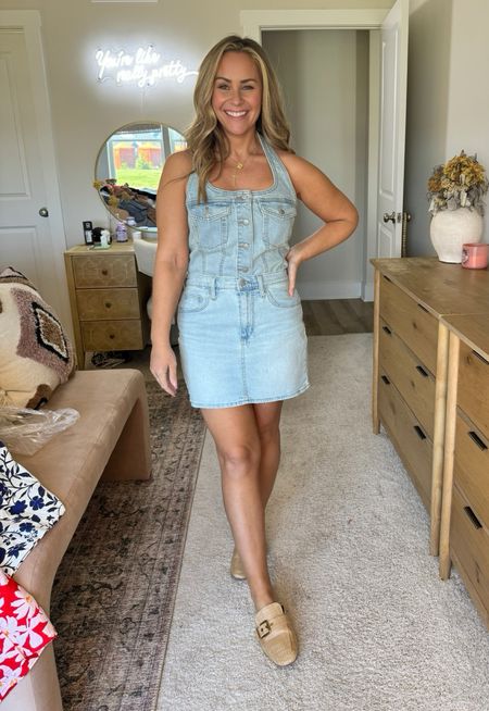 Trade out the flats for Western boots and you’re ready for a country concert just don’t throw any chairs 😂🙈 

I’m wearing a Medium in the denim skirt and top. 

#LTKstyletip #LTKfindsunder50 #LTKSeasonal