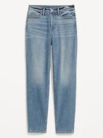 High-Waisted O.G. Straight Built-In Warm Ankle Jeans for Women | Old Navy (US)