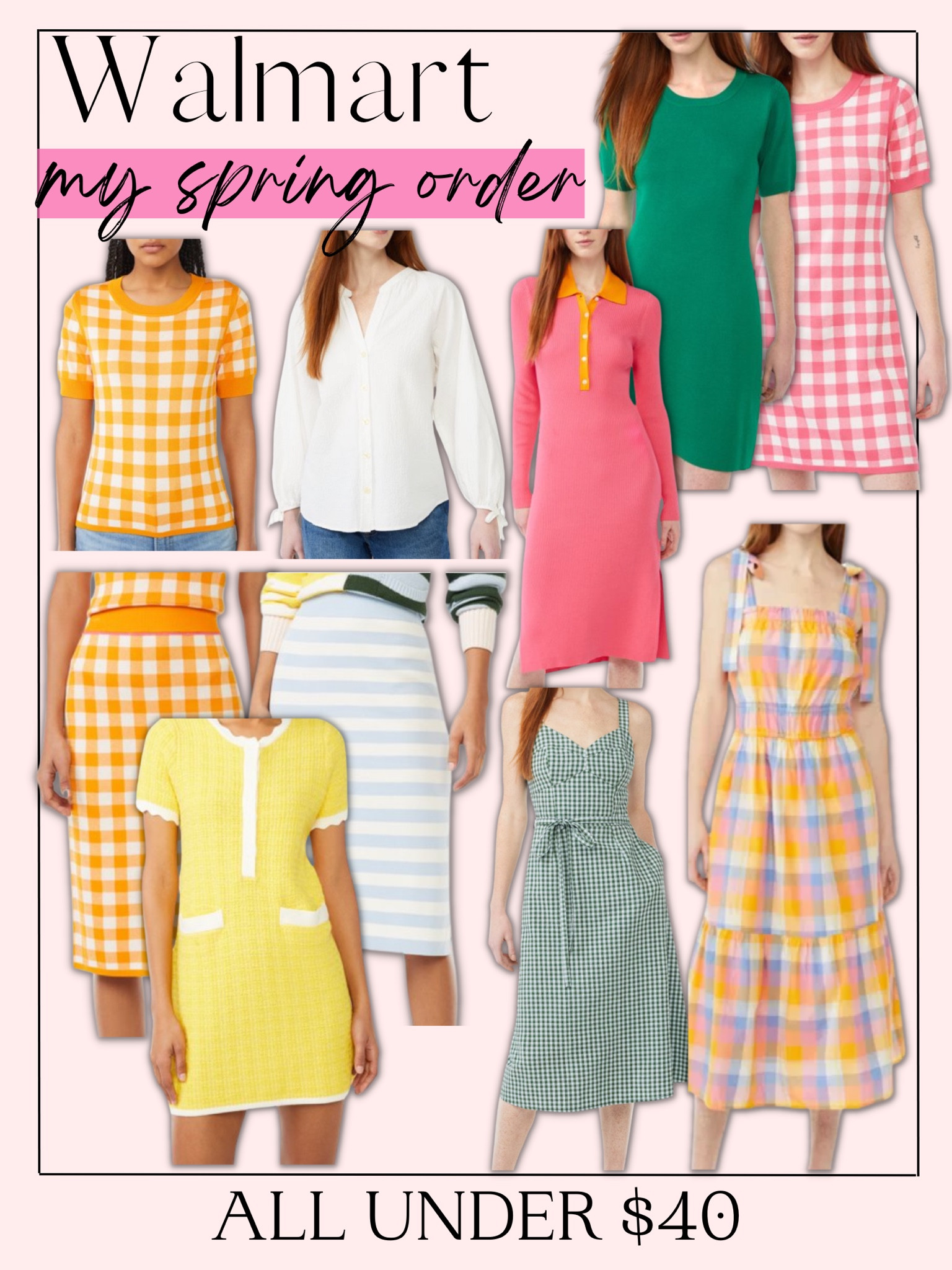 My #WalmartOrder all under $40. The new spring arrivals are gorgeous!!! #affordablefashion #springstyle #resortwear #easteroutfits #walmartfashion 

#LTKstyletip #LTKunder50 #LTKSeasonal
