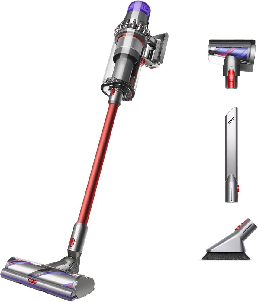 Dyson Outsize Origin Cordless Vacuum, Nickel/Red | Amazon (US)