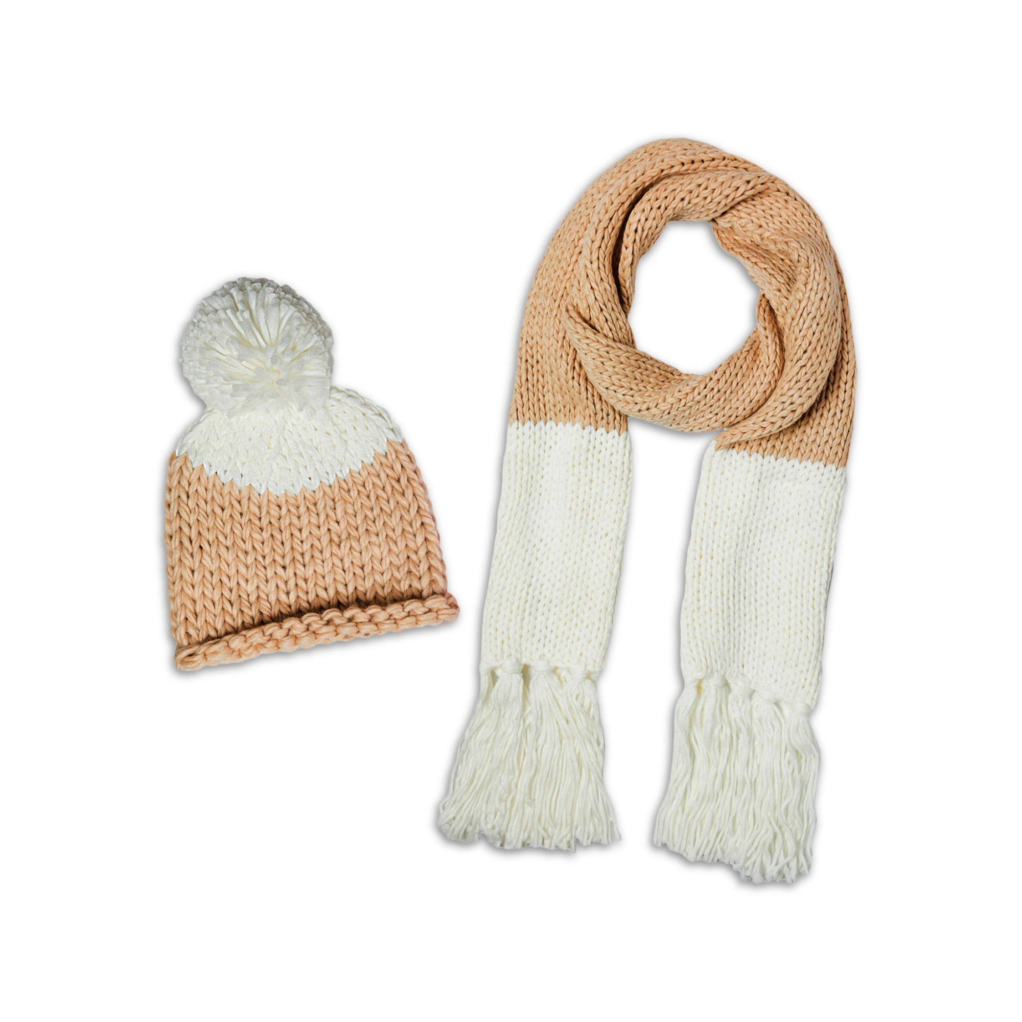 Time and Tru Women's Handcrafted Beanie and Scarf Set | Walmart (US)