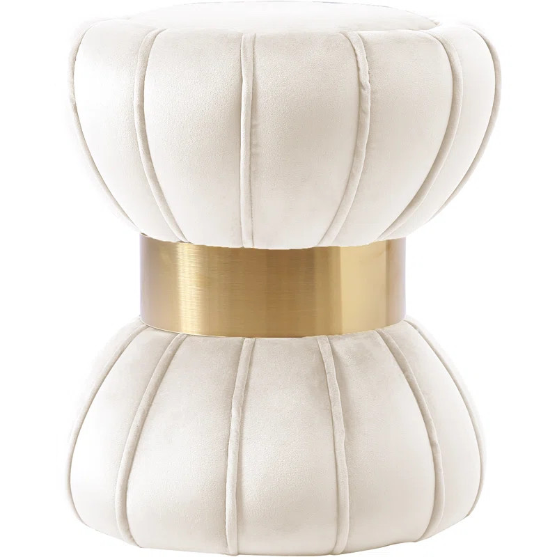 Cerjio Velvet Ottoman | Wayfair North America