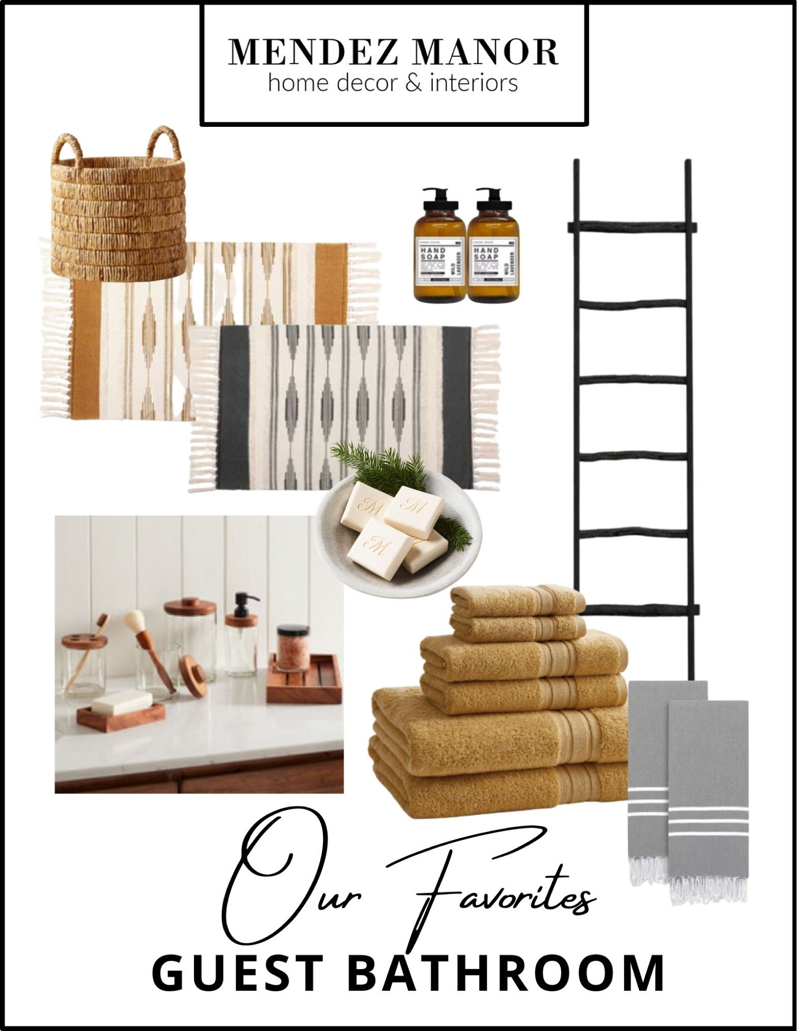 Guest bathroom favorites. Fall is the perfect time to upgrade your guest bath amenities! 

#ltkhome #ltkseasonal #falldecor #bathroomdecor #guestbathroom #guestbath #guesttowels #handsoap