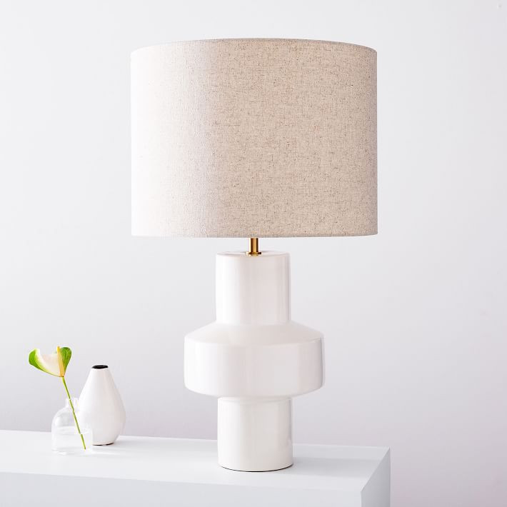Modern Totem Table Lamp - Tall | West Elm (US)