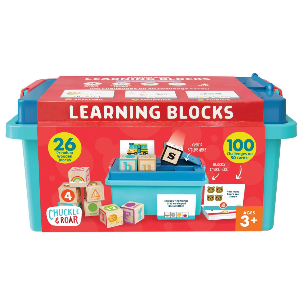 Chuckle & Roar 30pc ABC Learning Blocks Set | Target