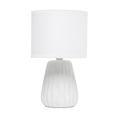 11.02" Mini Modern Ceramic Pastel Accent Bedside Table Desk Lamp: ETL Listed, No Assembly - Simpl... | Target