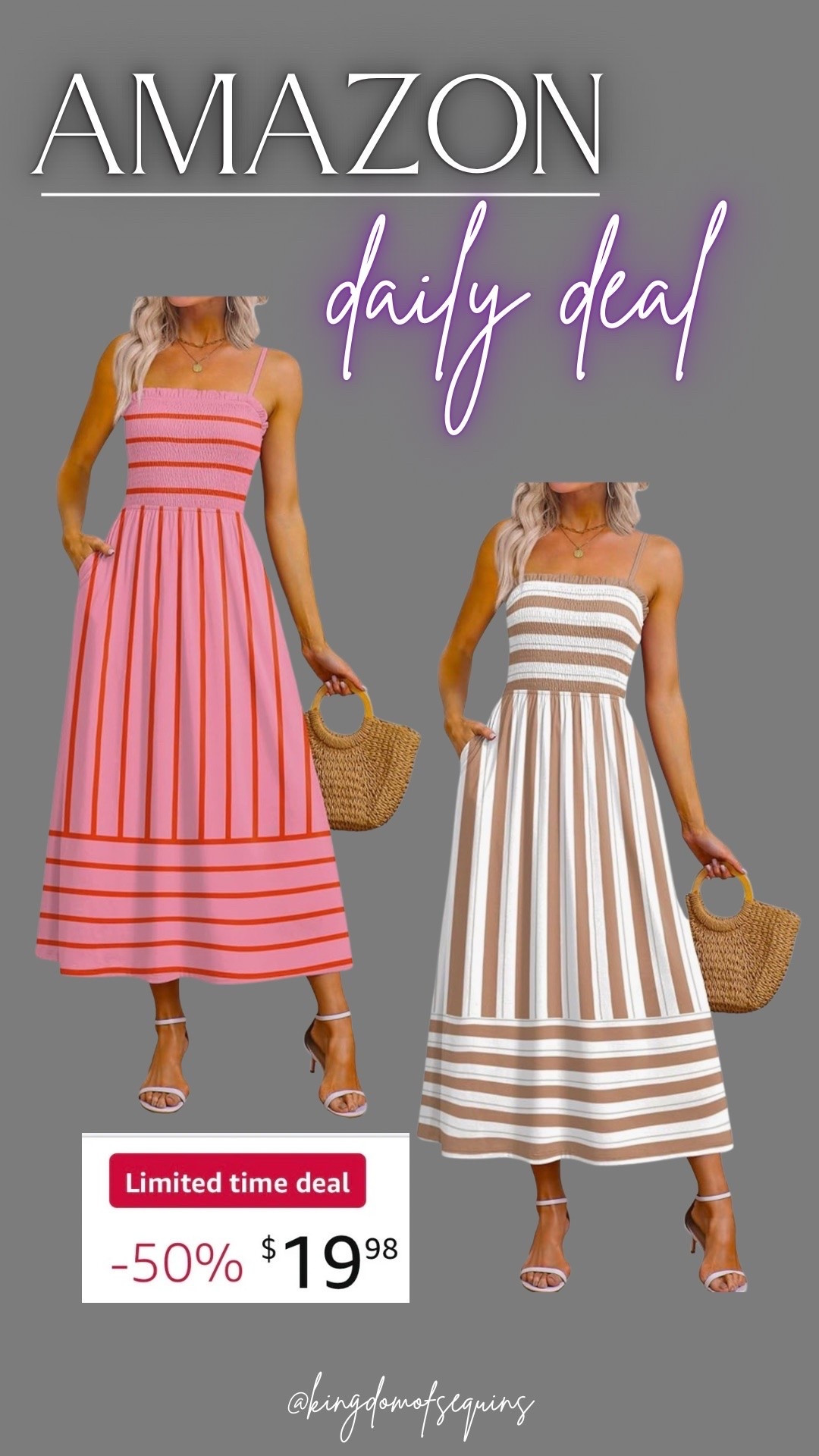 The most flattering striped maxi dress on deal now.

#LTKSaleAlert #LTKootd #LTKSeasonal