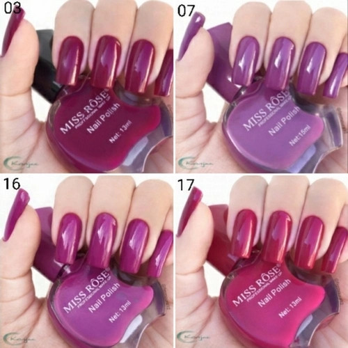 Kit Esmalte Miss Rôse c/04 cores Opção N.24 | Americanas BR