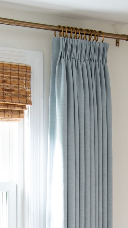 High quality curtains, woven shades, brass accents, coastal style home, decor for your bedroom or living room

#LTKhome #LTKfamily