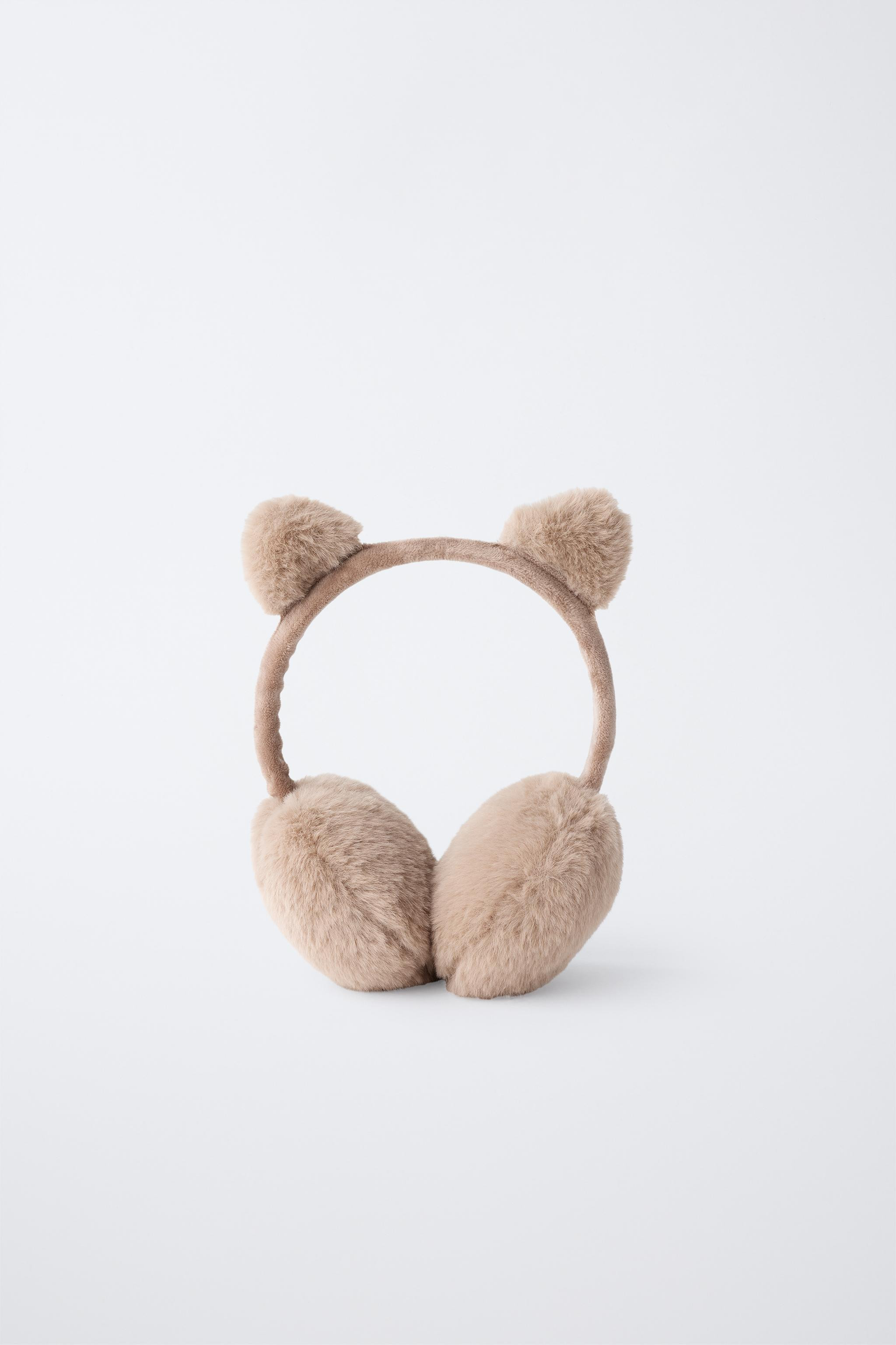 FAUX FUR EAR MUFFS WITH LITTLE EARS | Zara US