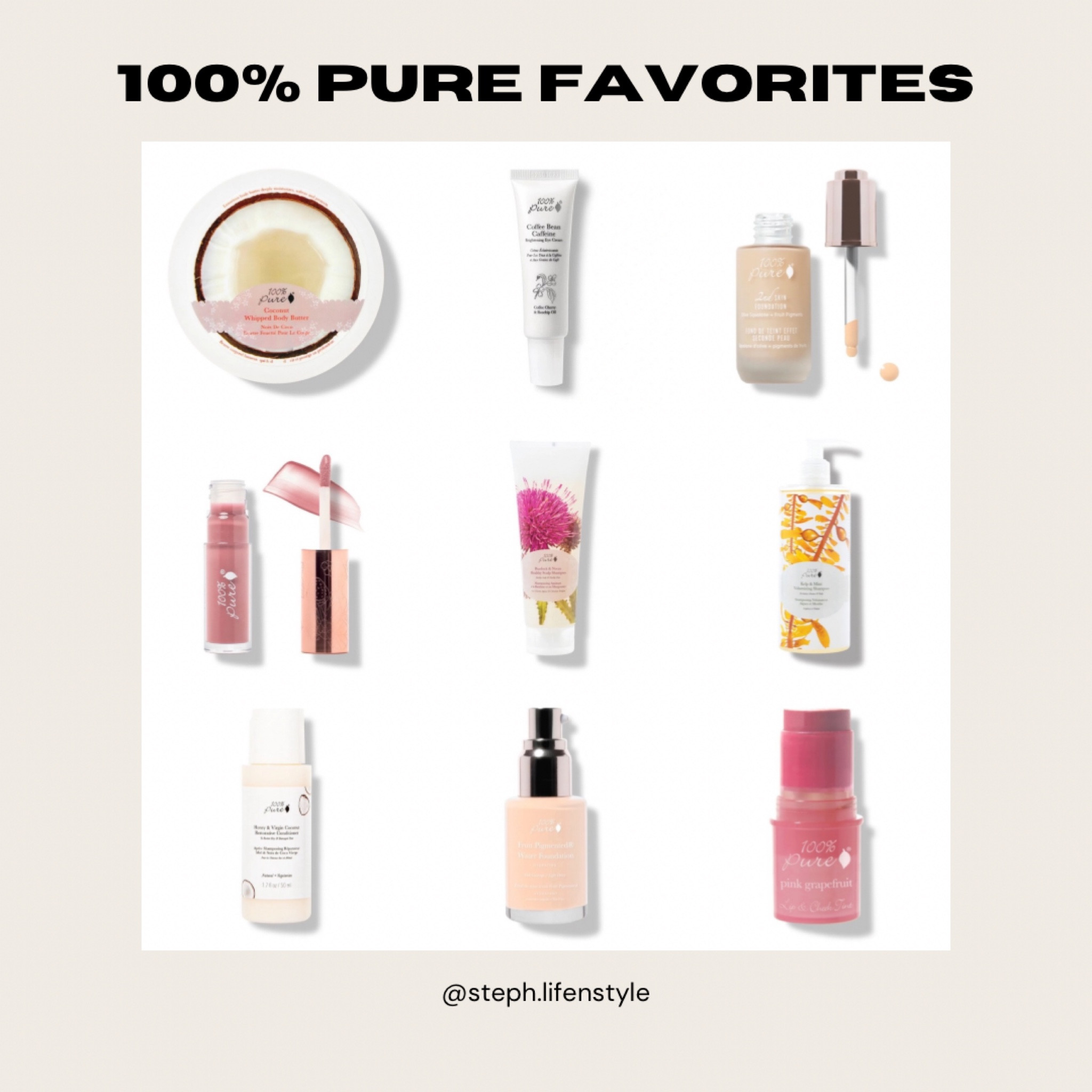 A few of my favs from 100% pure! ✨

#LTKBeauty