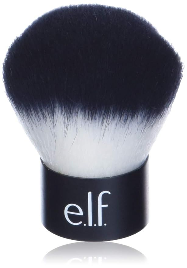 e.l.f, Kabuki Face Brush, Synthetic Haired, Versatile, Compact, Applies Bronzer, Powder, or Highl... | Amazon (US)
